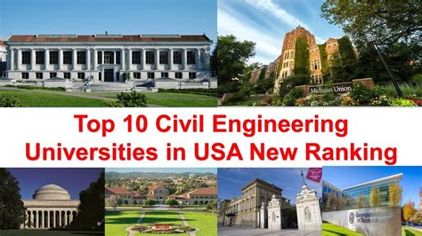 civil engineering universities ranking